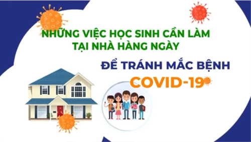 Những việc học sinh cần làm tại trường hằng ngày để phòng tránh việc mắc bệnh COVID-19